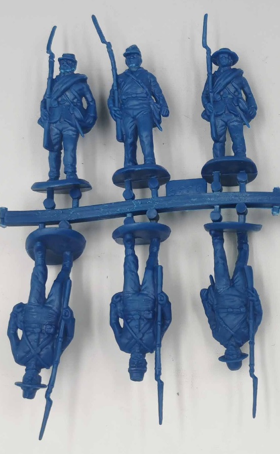 Photo of the front of the test sprue