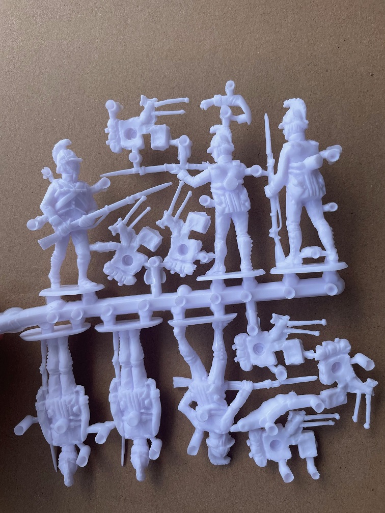 Photo of the back of the test sprue